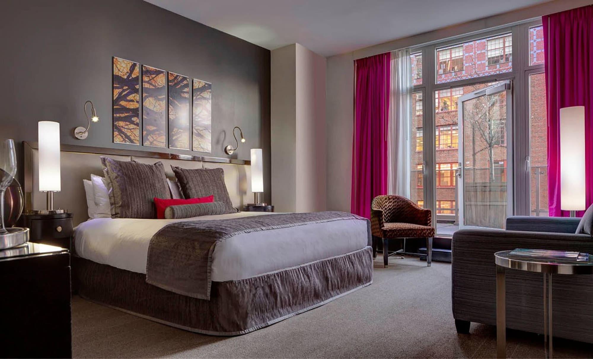 Hotel Royalton Park Avenue New York Exterior foto A bedroom at the Hotel Commonwealth